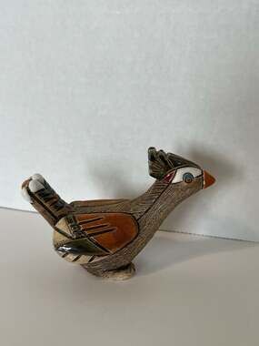 Vintage Artesania Rinconada #188 Roadrunner Ceramic Figurine